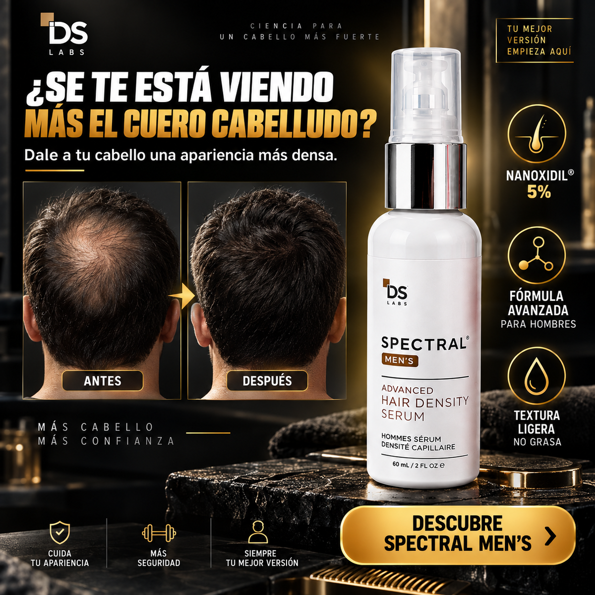 Spectral Premium 60 Ml Y Activador Barba