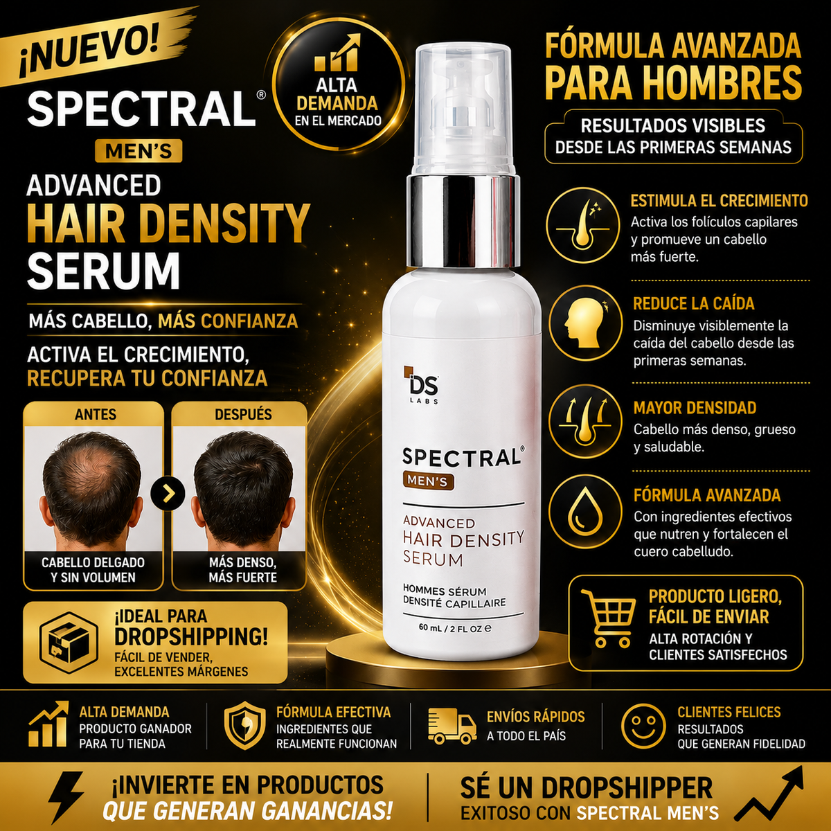 Spectral Premium 60 Ml Y Activador Barba