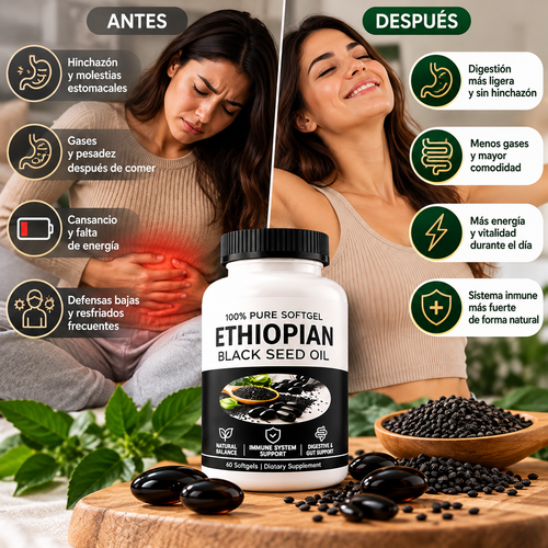 Ethiopian black seed oil  60 softgel
